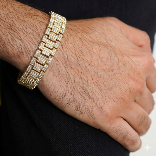 Jubilee iced bracelet